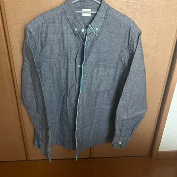 hiromichi nakano 그레이 버튼업 셔츠