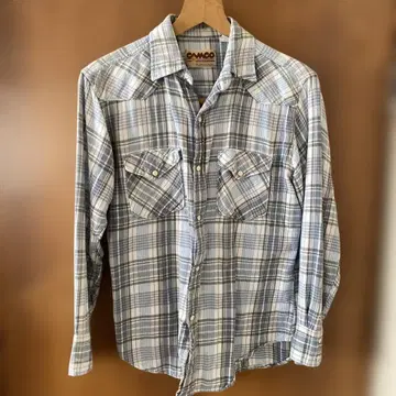 CAMCO 체크 긴팔 셔츠