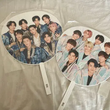 SnowMan 카우콘 부채 2개 세트