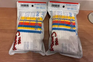 더 심슨즈 타월 인 파우치/라인 양말