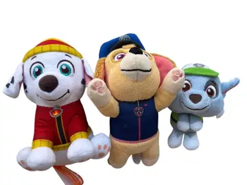 퍼피 구조대 봉제 인형 3개 세트