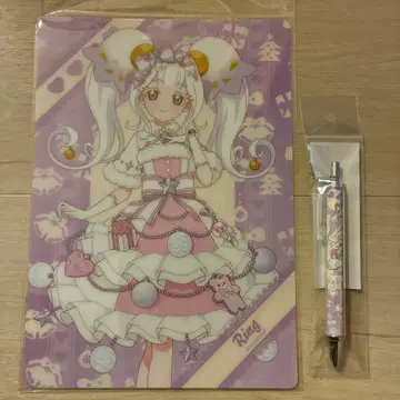 비밀의 아이프리 링히메 책받침과 볼펜 세트