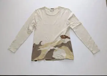 카모 패턴 롱 티셔츠