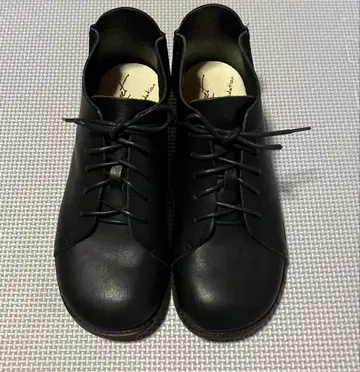 [ 새상품급 ] 아로마도뮤게 블랙 가죽 레이스업 슈즈 L 사이즈