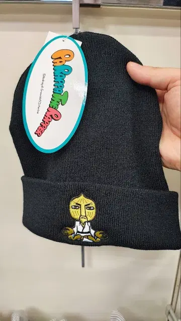 파라파라 래퍼 니트 캡 블랙 컬러 양파 선생님 니트 모자 택 포함 미사용