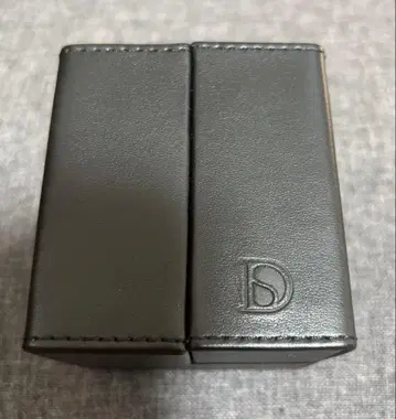 Delugs Snap Box 블랙 가죽 시계 케이스