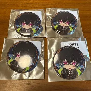 악마 집사와 검은 고양이 아쿠네코 부적 캔뱃지 바스틴