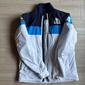 Kappa 남성용 자켓 M 사이즈 화이트/네이비
