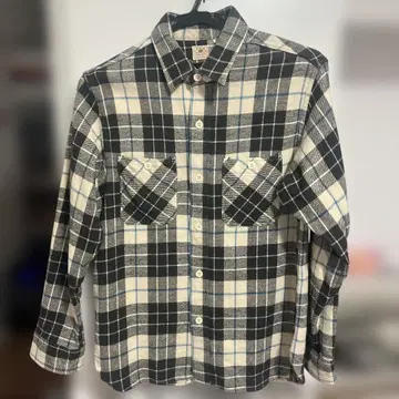 SHUGAR CANE 체크 무늬 플란넬 셔츠 S 사이즈