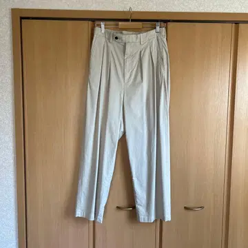 스티븐 앨런 와이드 팬츠 화이트