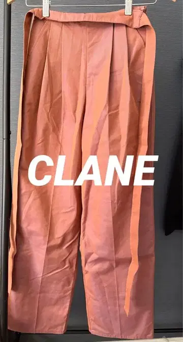 [ 새상품급 ] CLANE 백 리본 팬츠 핑크 사이즈 0