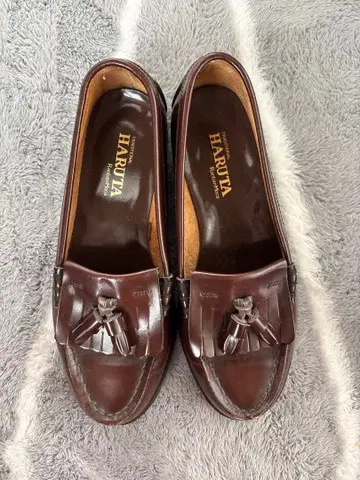 HARUTA 브라운 로퍼 23.5