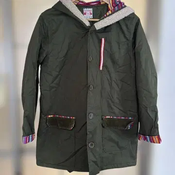 TITICACA 후드 부착 모즈 코트 L 사이즈