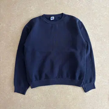 90s 러셀 Russell 맨투맨 네이비 무지