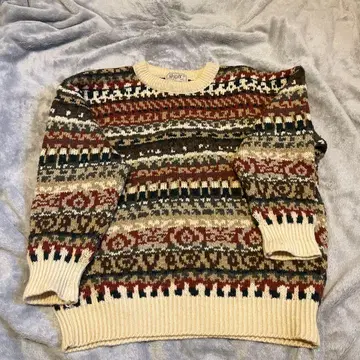 니트 스웨터 Gipsy L 사이즈 MADE IN FRANCE