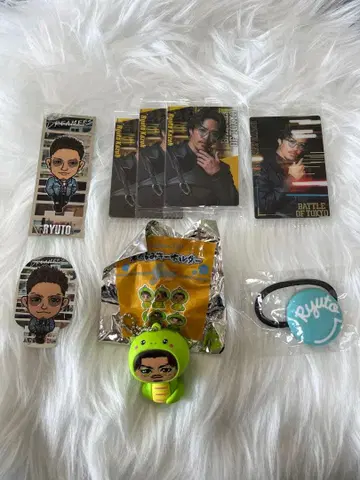 카즈하라 류토 포토 카드 인형옷 키링 센샤후다 머리끈