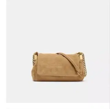 ZARA 스웨이드 숄더백 베이지