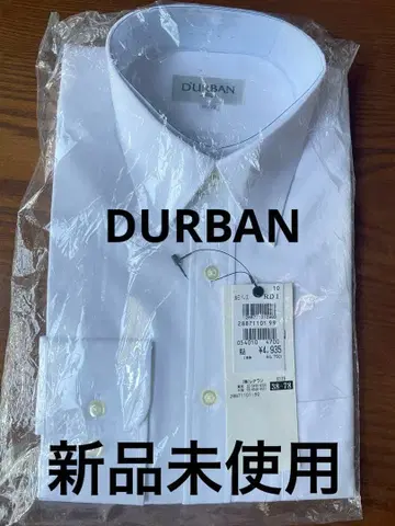 미사용 새상품 DURBAN 긴팔 와이셔츠 화이트 사이즈 38-78