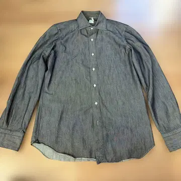 [ 거의 새상품 ] 피나모레 샴브레이 셔츠 39 이탈리아제