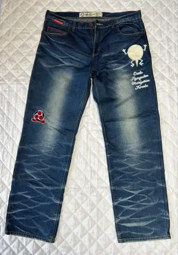 산마루이치 산멀티 자수 데님 개구리 36