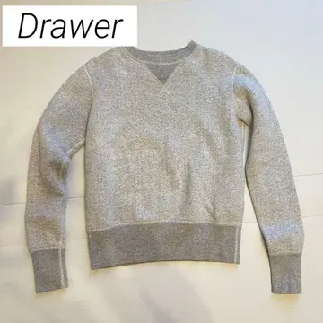 새상품급 최근 모델 드로어 쭈리 맨투맨 로고 프린트 일본제