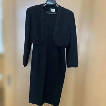 예복 포멀 블랙 드레스 숏 자켓 포함