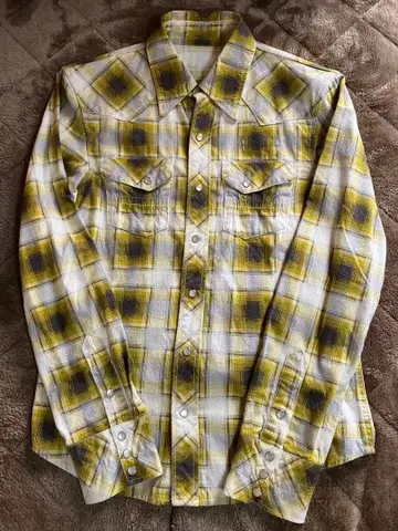 넘버나인 09AW 옴브레 웨스턴 셔츠