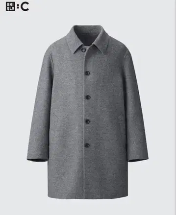 유니클로 더블 페이스 코트 완전 미사용