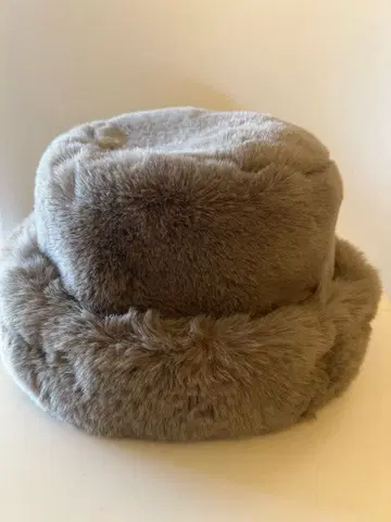 ZARA 그레이 버킷햇 미사용 새상품 자라 인조 모피 햇