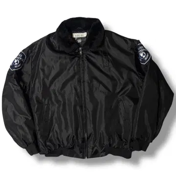 미국 실물 보안 자켓 2XL 보아 옷깃 충전솜 구제 의류 와펜