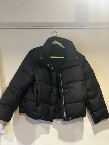 블랙 다운 자켓