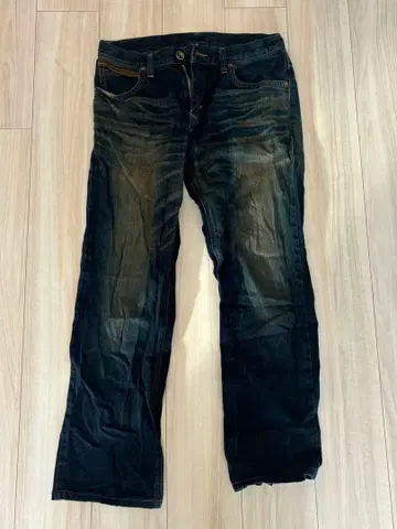 EDWIN 에드윈 플랩 지퍼 루즈 스트레이트 청바지 사이즈 32