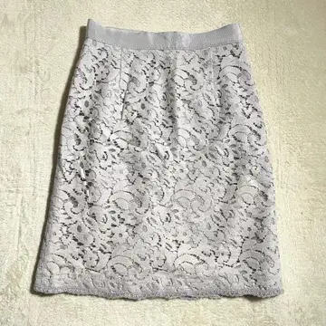 레스 빠세 미디 스커트 레이스 페미닌 36 라이트 그레이