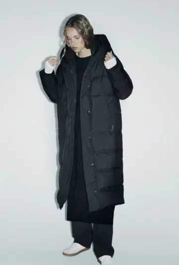 ZARA 롱 다운 자켓 L