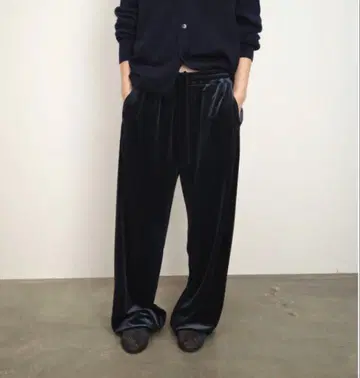 OOTHO Original Velour Easy Pants Navy