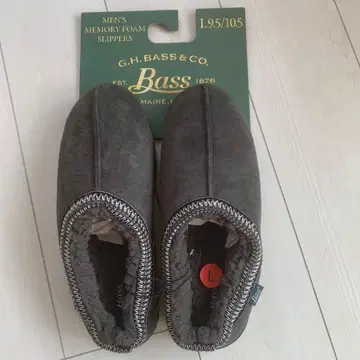 G.H. Bass 메모리폼 슬립온 L 그레이 27cm