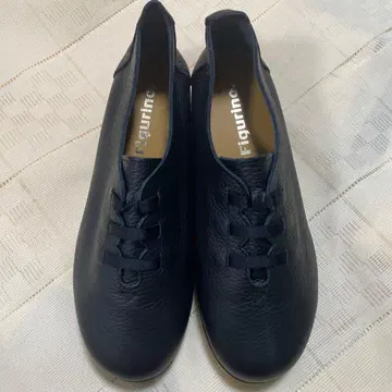 미사용 Figurino 소가죽 부드러운 발수 레이스업 슈즈