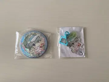 아오페라 심해 후카미 난자타운 캔뱃지 키링 세트