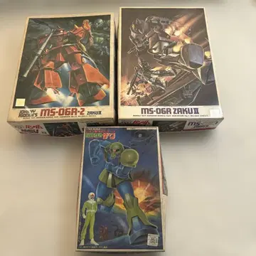 건담 프라모델 3개 세트
