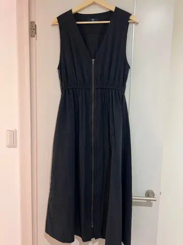 SHIPS Colors 프론트 지퍼 오버롤 스커트