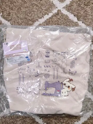 포켓피스 미미큐 자수 토트백