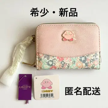 새상품 레어 별의 커비 리버티 프린트 코인 패스케이스 동전 지갑