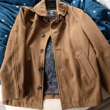 BEAMS 브라운 더플 코트