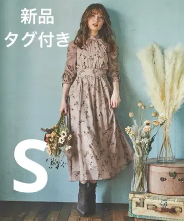 [ 미사용 새상품 ] Noela 플로키 에어리 원피스 브라운 S 사이즈