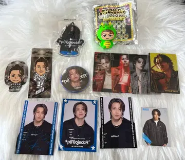 RIKU 포토 카드 시크릿 인형옷 키링 클리어 참 캔 배치