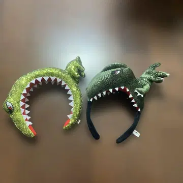 유니버셜 스튜디오 쥬라기 공원 머리띠 2개 세트