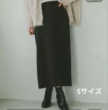 GLOBAL WORK 맨투맨 니트 내로우 스커트