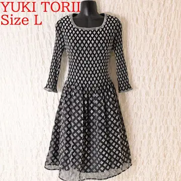 U1 L YUKITORII 유키토리이 플리츠 A라인 원피스 파티