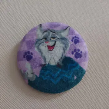 주토피아2 복슬복슬 캔뱃지 파우버트