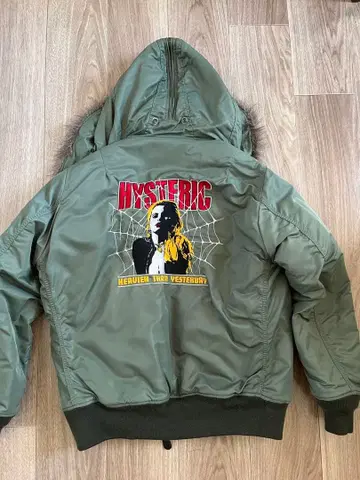 HYSTERIC GLAMOUR N2B 올리브 그린